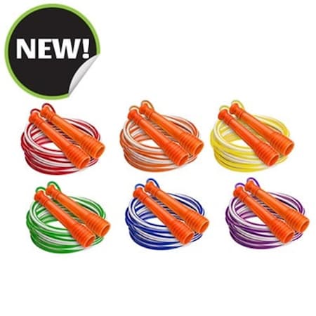 Champion Sports 6 ft. Deluxe XU Jump Rope with Green Handle EXR10SET